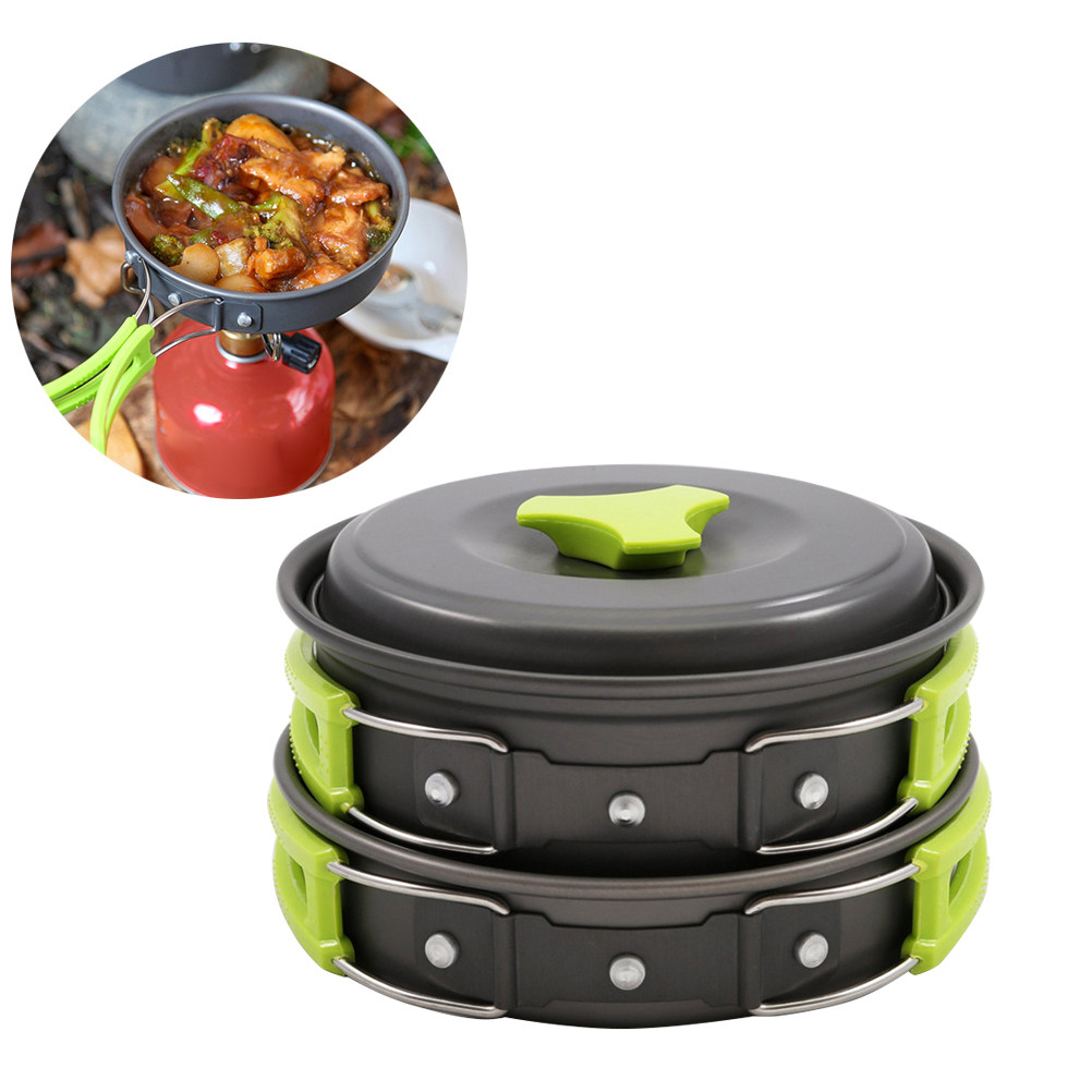 Camping Lightweight Cooking Pot - Набор из 10 предметов легкой походной