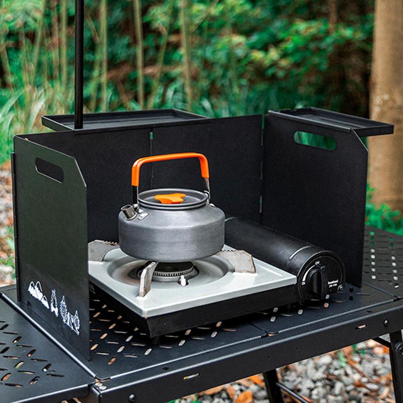 Camping Cooking Wind Blocker - Ветрозащитная плита для кемпинга, складная ветрозащитная