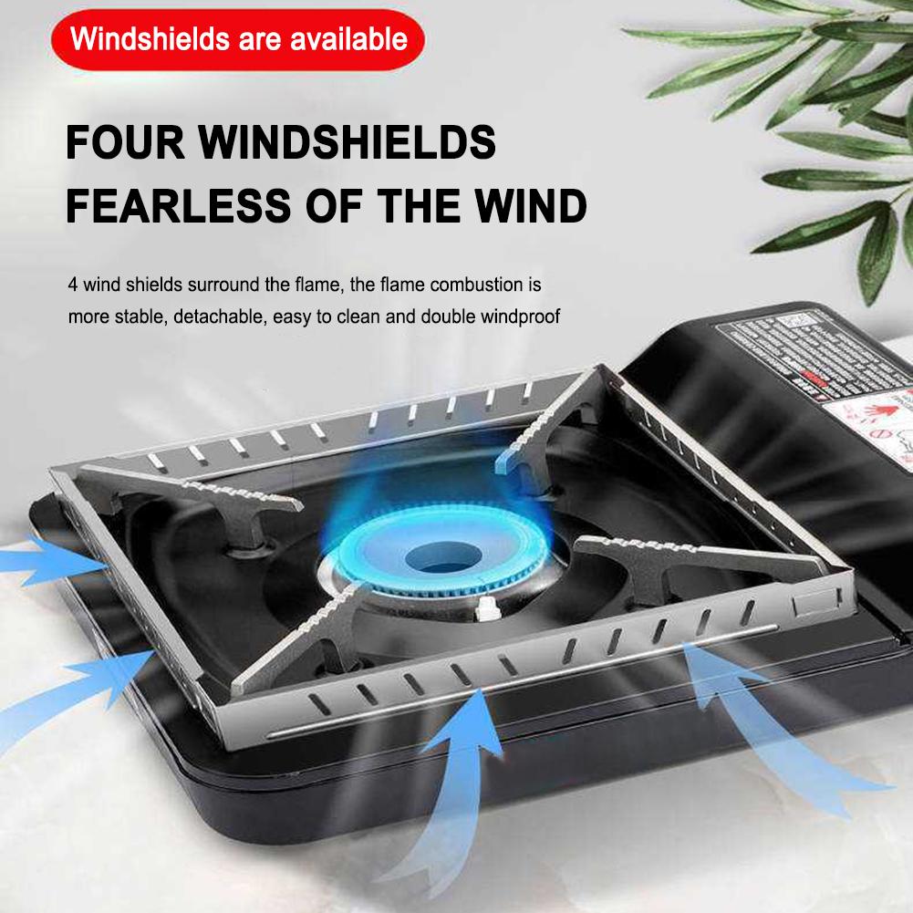 Camping Cooking Wind Blocker - Ветрозащитный экран для походной плиты, съемный,