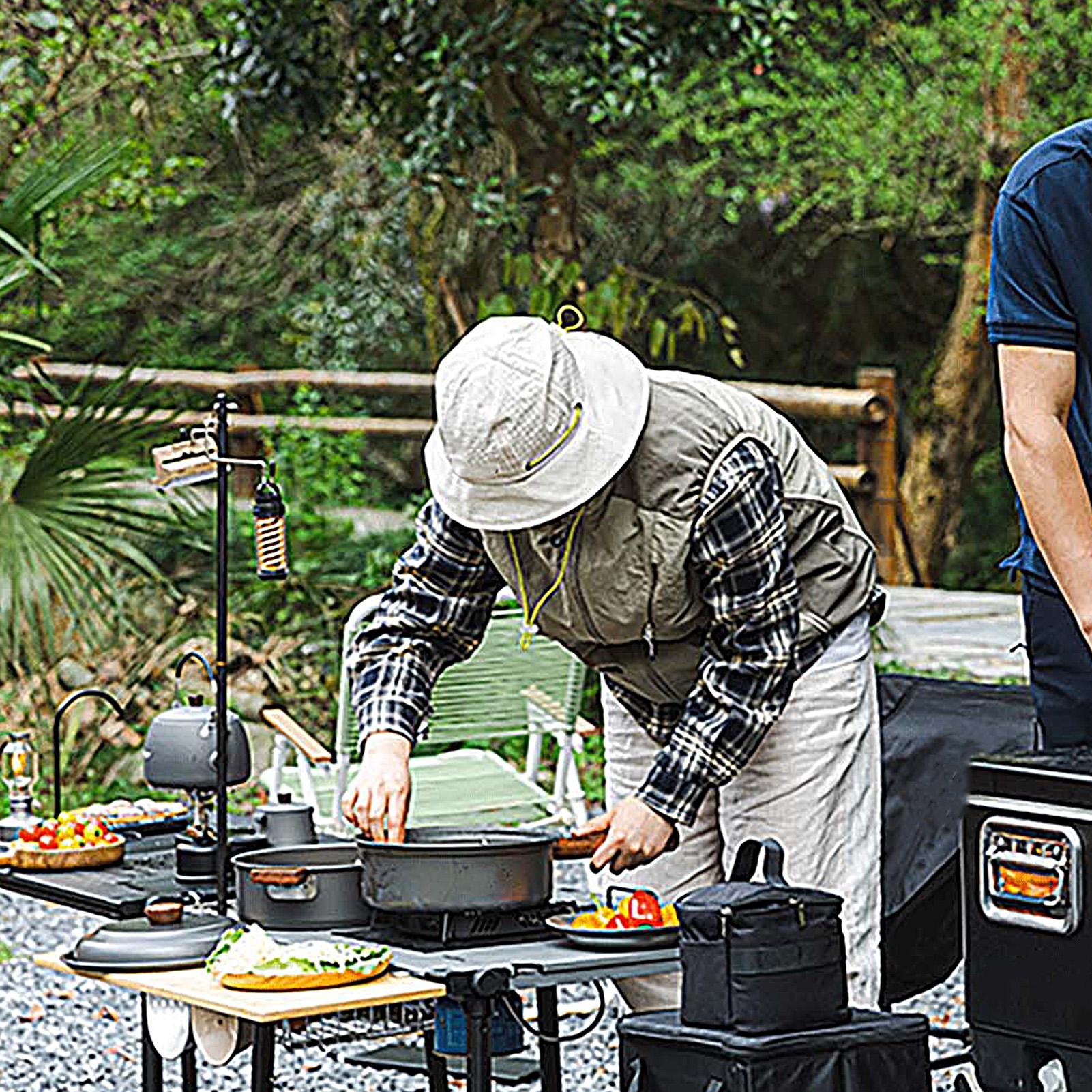 Camping Lightweight Cooking Pot - Портативная походная кастрюля, большая, легкая, двухслойная,
