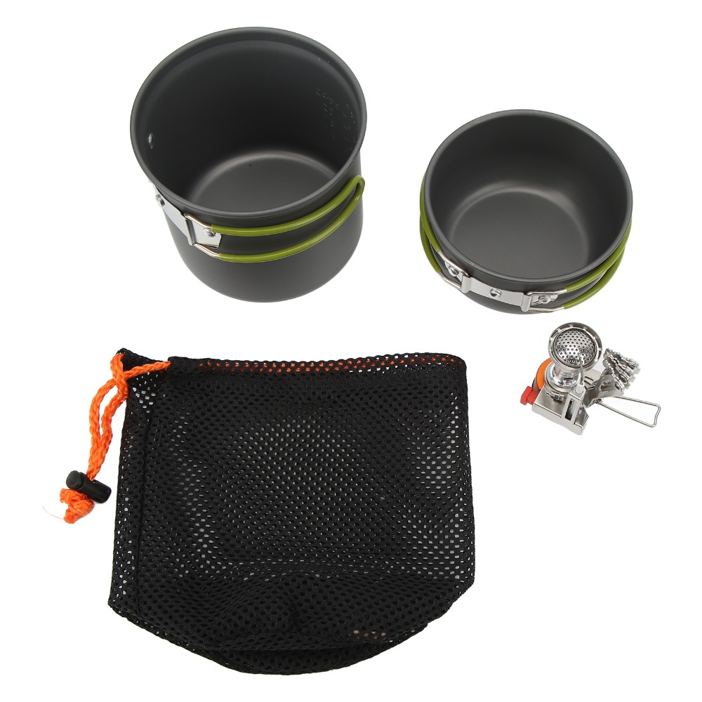 Camping Lightweight Cooking Pot - Набор для кемпинга Alumine: Высокоэффективный походный