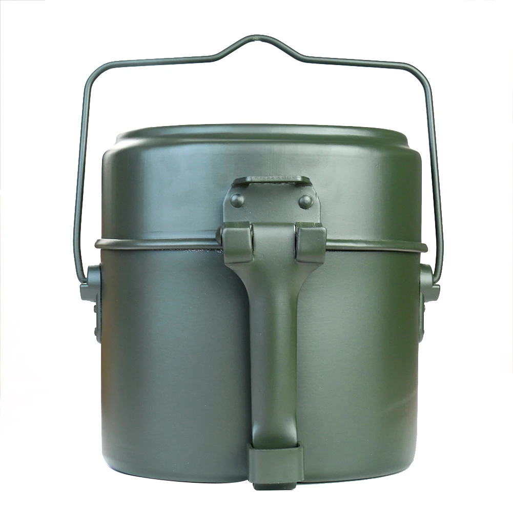Camping Lightweight Cooking Pot - Портативный набор посуды из сплава: кастрюля