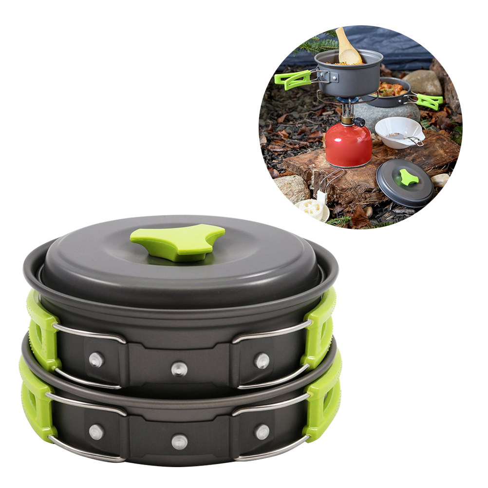 Набор из 10 предметов легкой п – обзор и цена Camping Lightweight Cooking Pot
