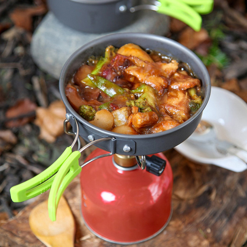 Набор из 10 предметов легкой п – обзор и цена Camping Lightweight Cooking Pot