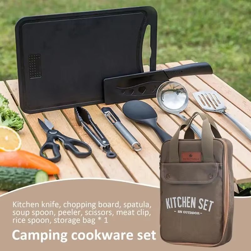 Набор походной кухонной утвари – обзор и цена Camping Cooking Tool Set