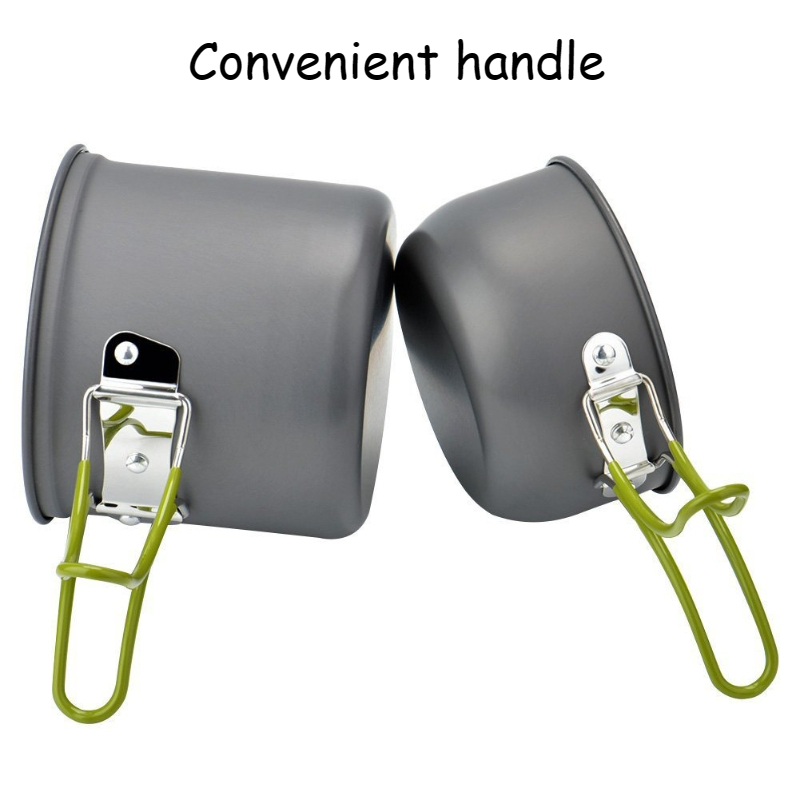 Портативный набор походной пос – обзор и цена Camping Lightweight Cooking Pot
