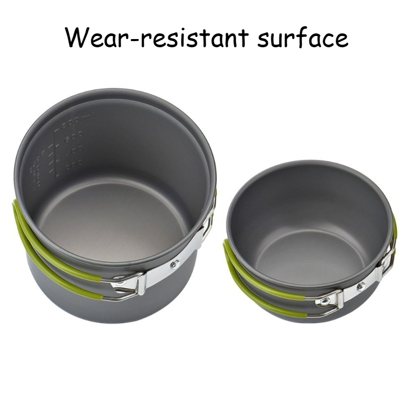 Портативный набор походной пос – обзор и цена Camping Lightweight Cooking Pot