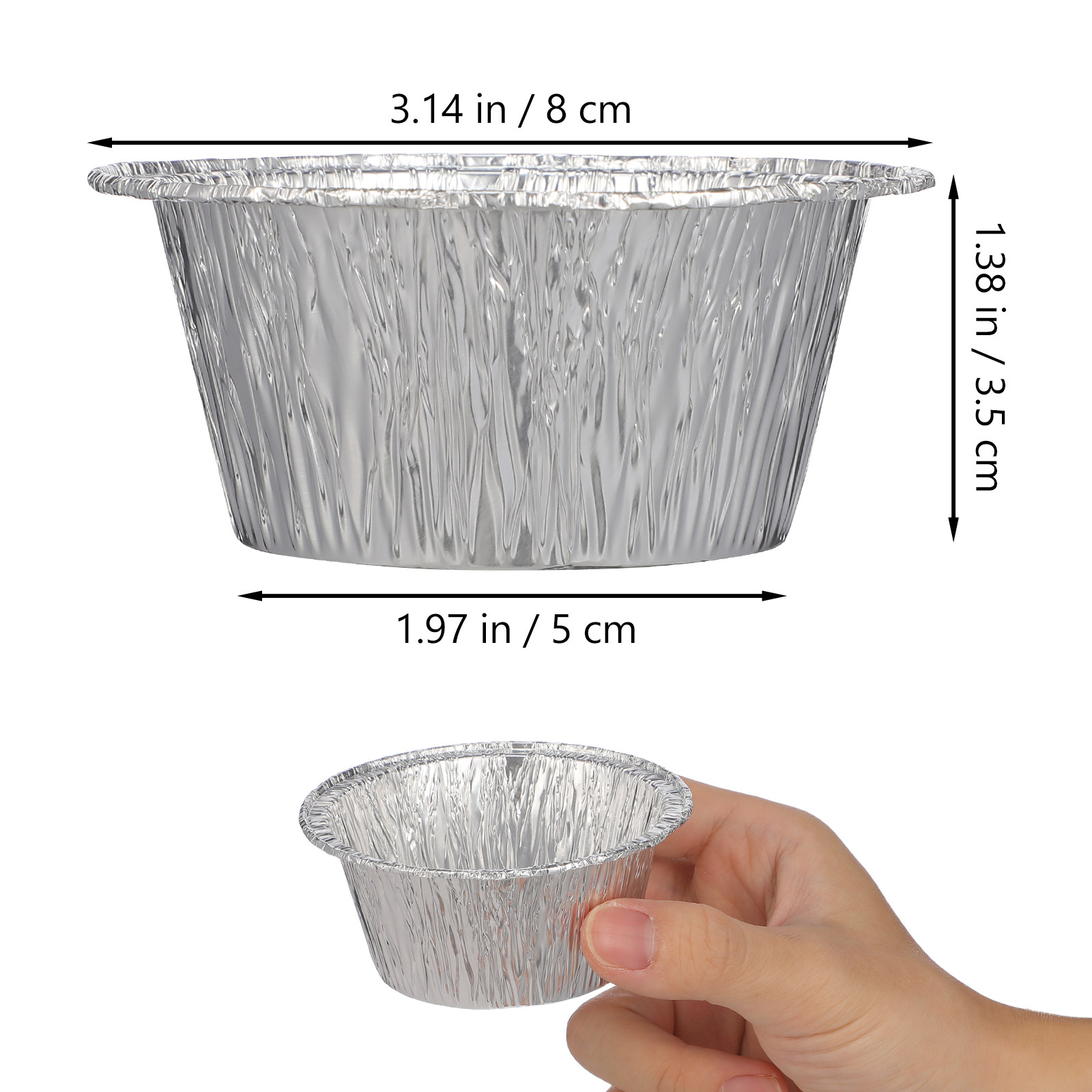 100 шт. прочных формочек для я – обзор и цена Aluminum Foil Heavy Duty