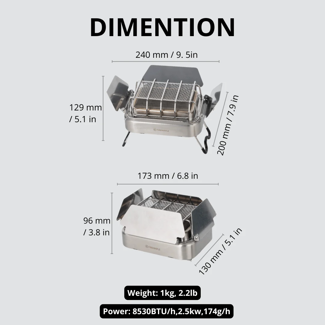 Газовая походная плита Fire-Ma – обзор и цена Camping Cooking Gas Stove