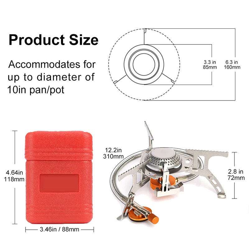 Газовая плита для кемпинга, по – обзор и цена Camping Cooking Gas Stove