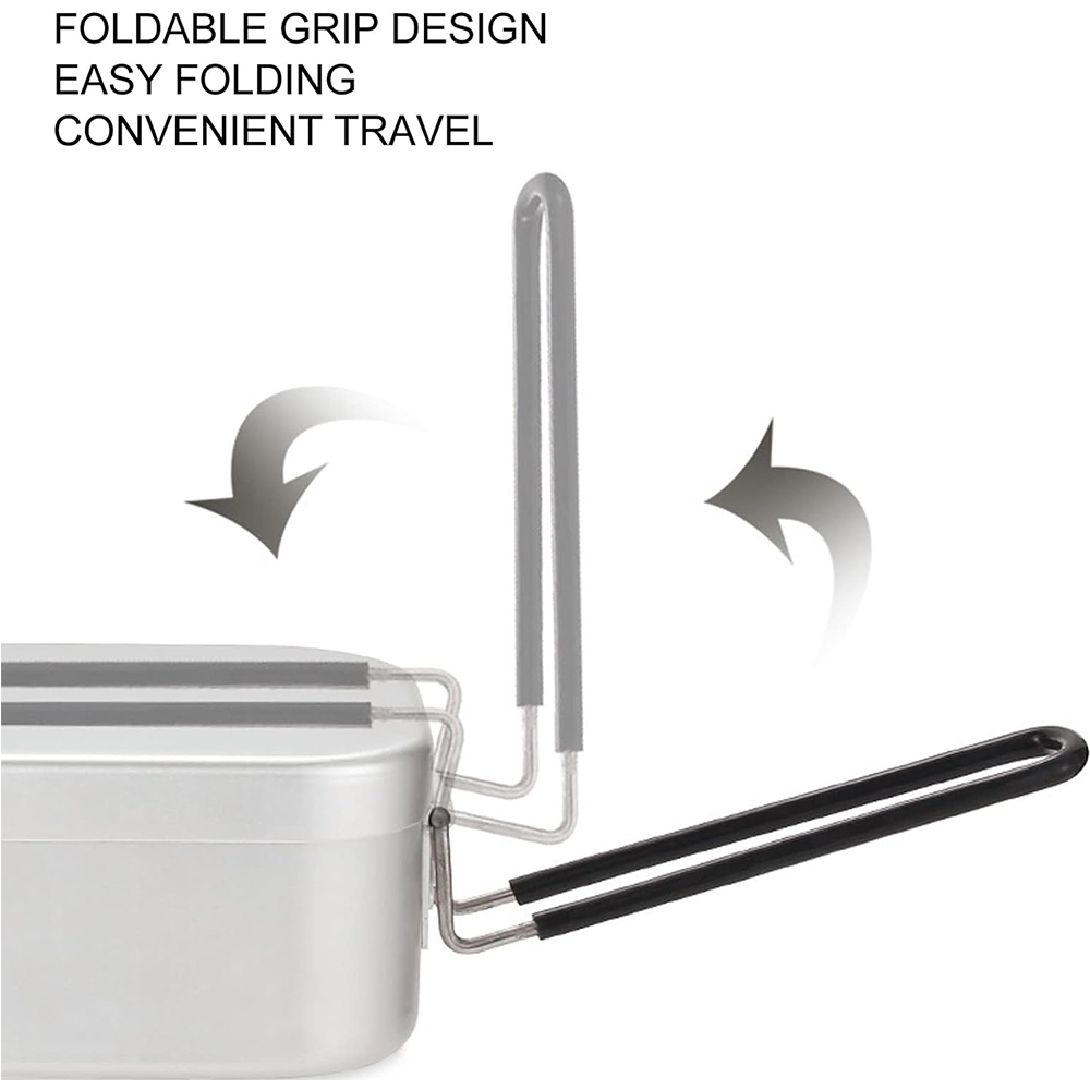 800 мл алюминиевые ланч-боксы, – обзор и цена Camping Cooking Tool Set