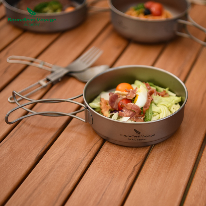 Набор кастрюль со складной руч – обзор и цена Camping Lightweight Cooking Pot