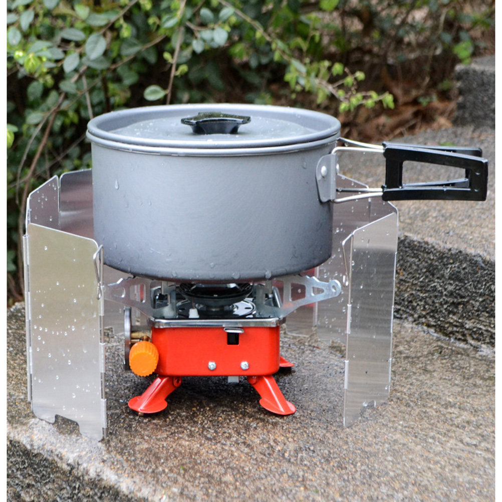 9-панельная складная ветрозащи – обзор и цена Camping Cooking Windshield