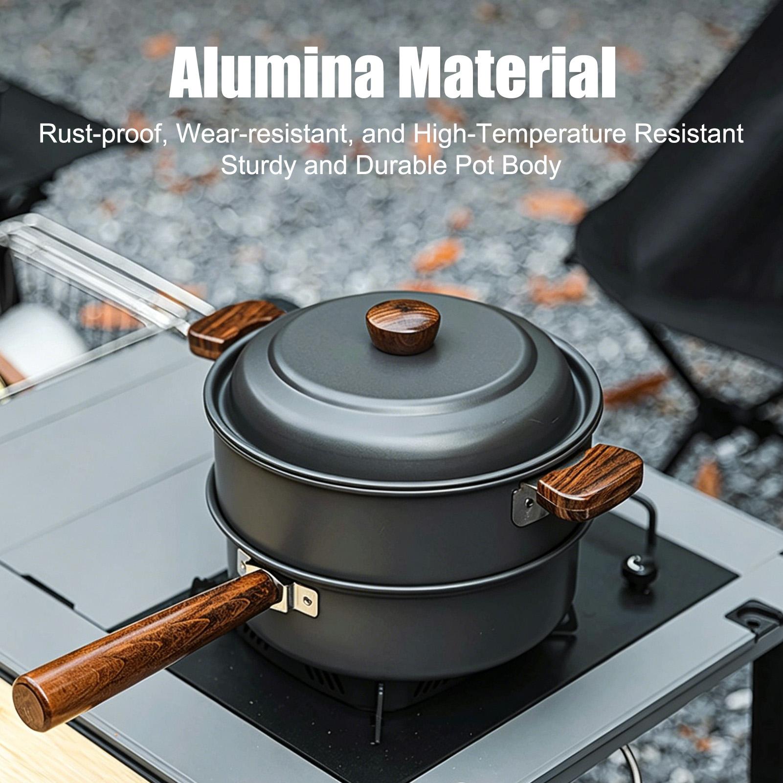 Портативная походная кастрюля, – обзор и цена Camping Lightweight Cooking Pot