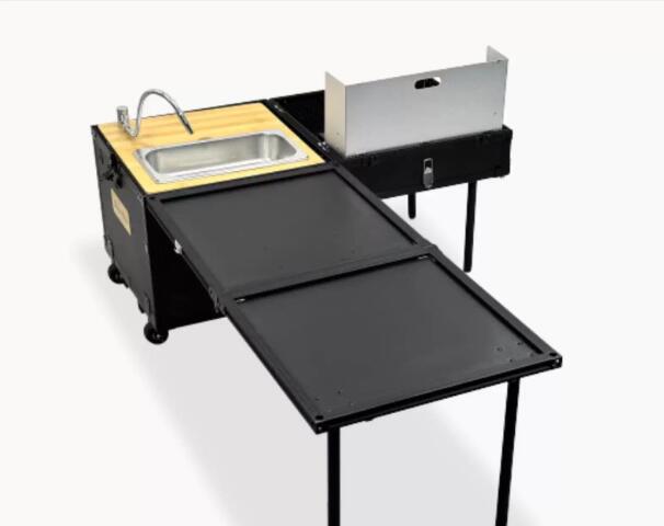 Переносная уличная кухня, ящик – обзор и цена Camping Cooking Table With Storage