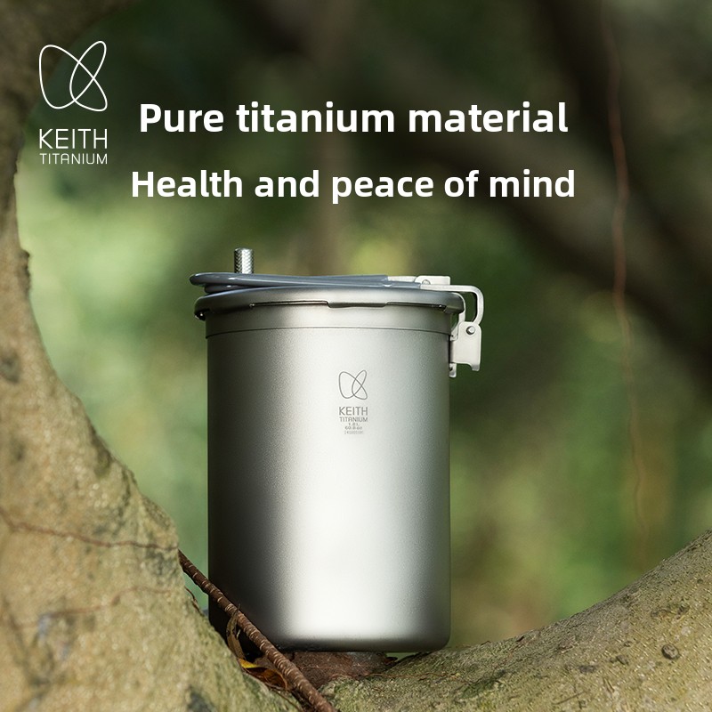 Keith Pure Titanium Уличная ск – обзор и цена Camping Lightweight Cooking Pot