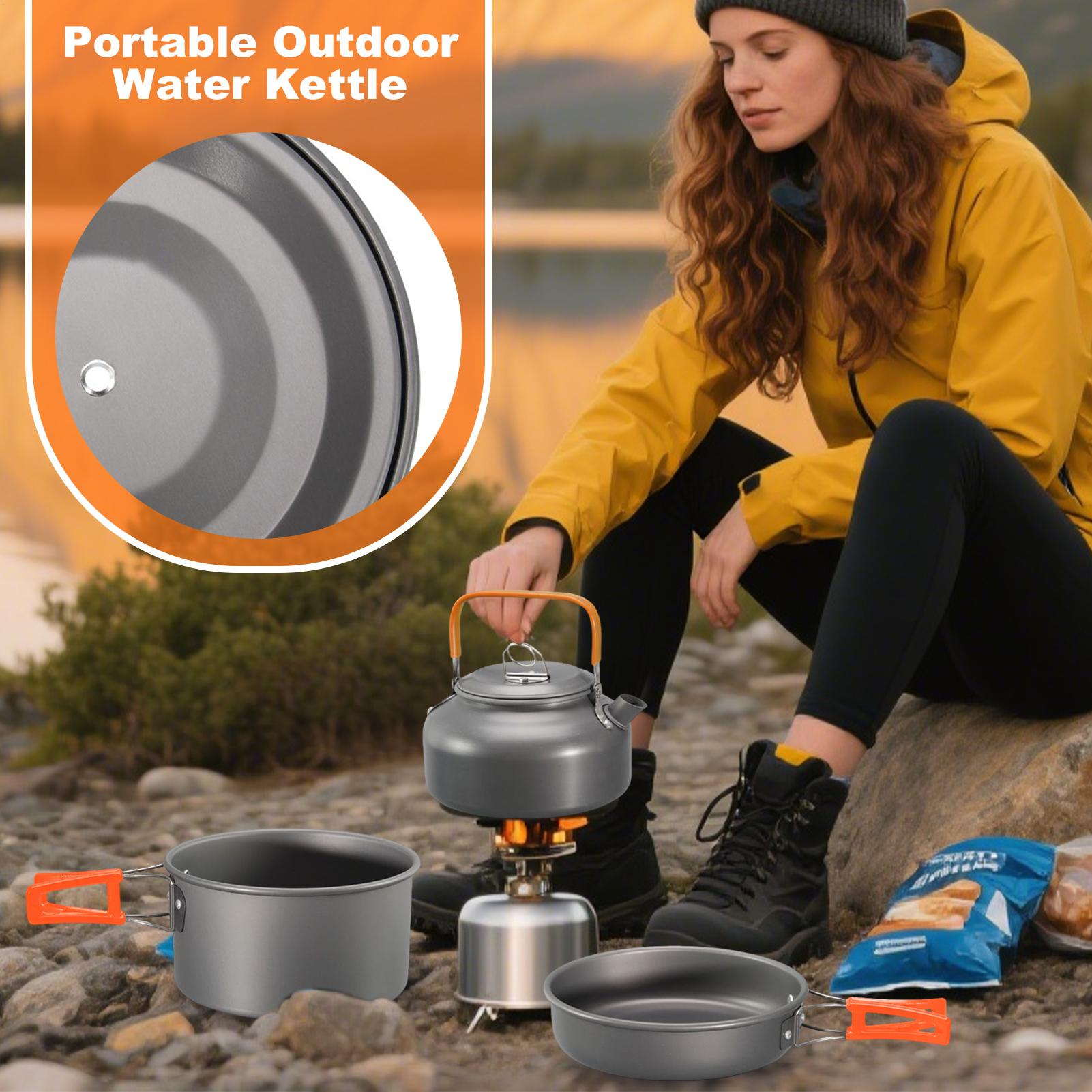 Посуда для кемпинга, набор кас – обзор и цена Camping Lightweight Cooking Pot