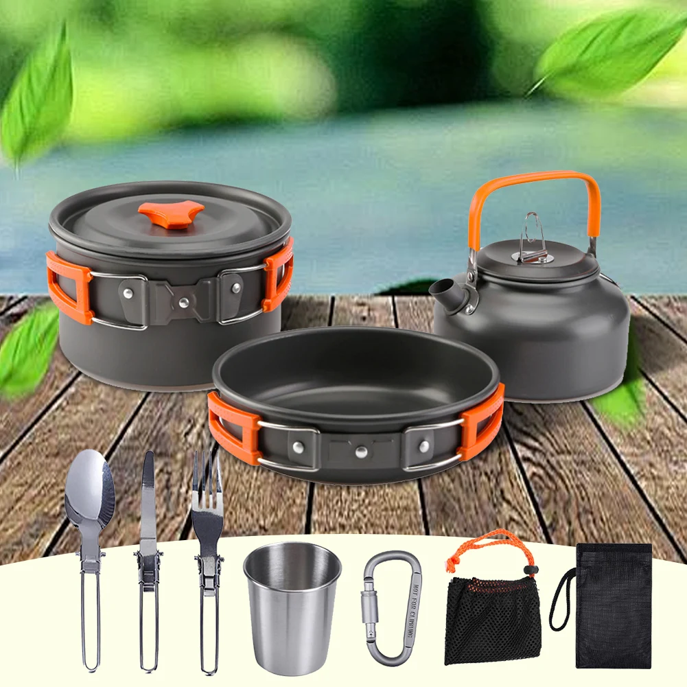 Набор походной посуды: чайник, – обзор и цена Camping Lightweight Cooking Pot