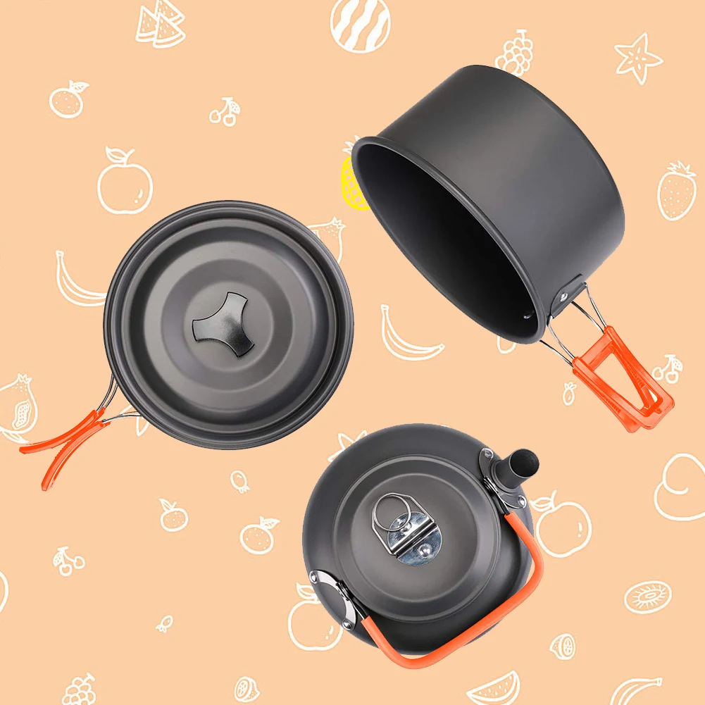 Набор походной посуды: чайник, – обзор и цена Camping Lightweight Cooking Pot