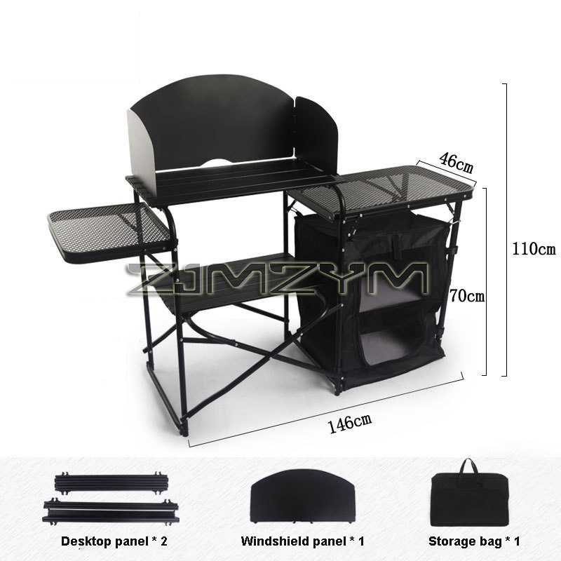 Складной стол для кемпинга на  – обзор и цена Camping Cooking Table With Storage