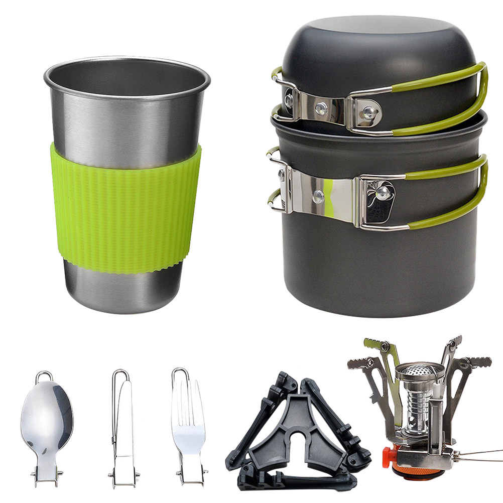 Набор походной посуды для кемп – обзор и цена Camping Lightweight Cooking Pot